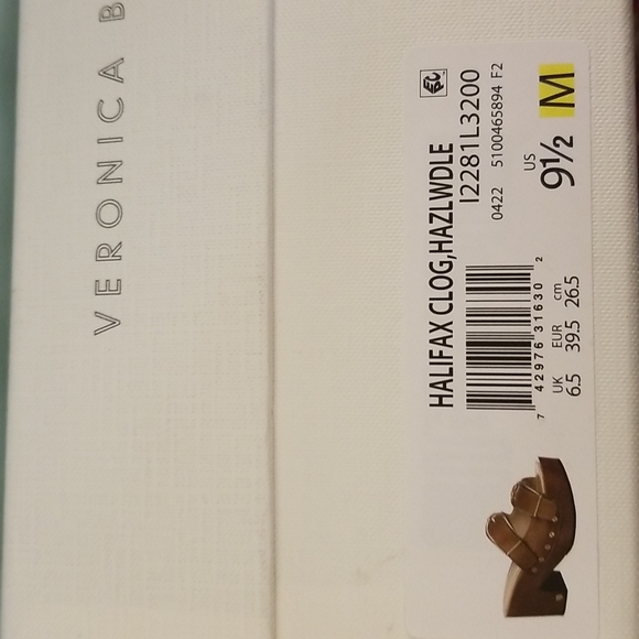 Veronica Beard Halifax Leather Studded Buckle Clogs Size 9.5 M Brown Haz… - Picture 6 of 12